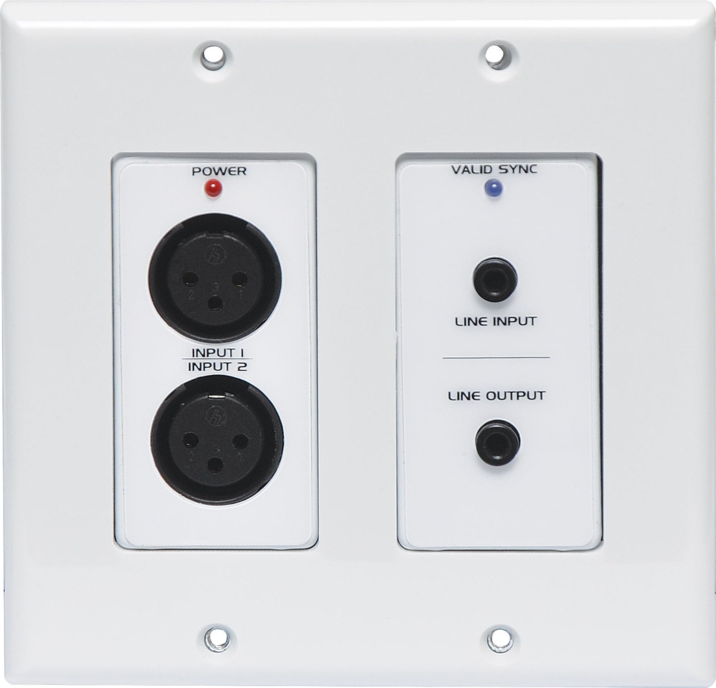 Wall Plate Dante Mic/line 4 Input, 4 Output Dual A4818