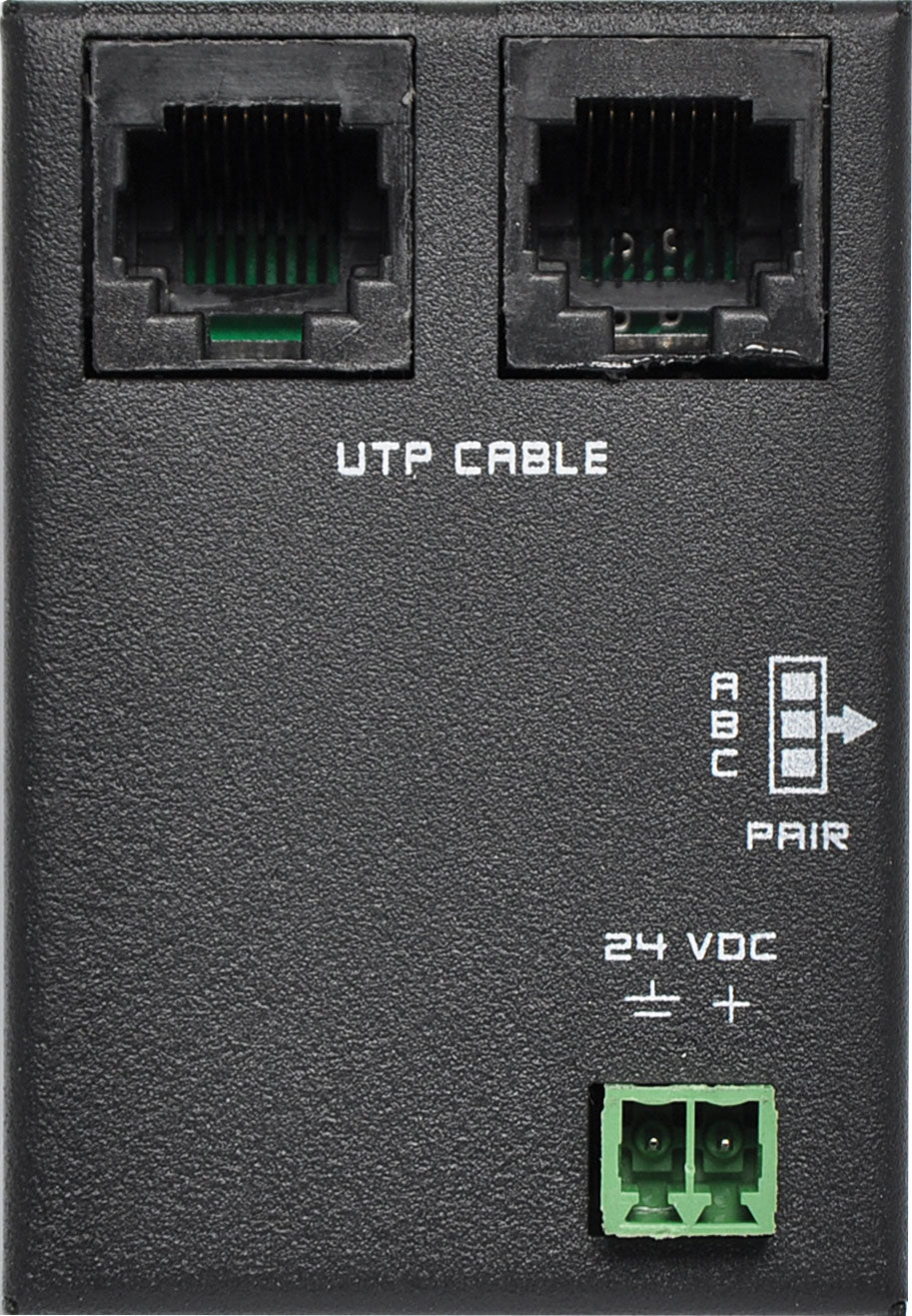 Wall Plate Stereo RCA and 3.5mm Jack Input UTP Balun A4821