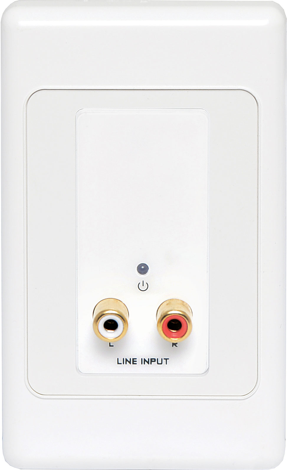 Wall Plate Stereo RCA Input UTP Balun A4822