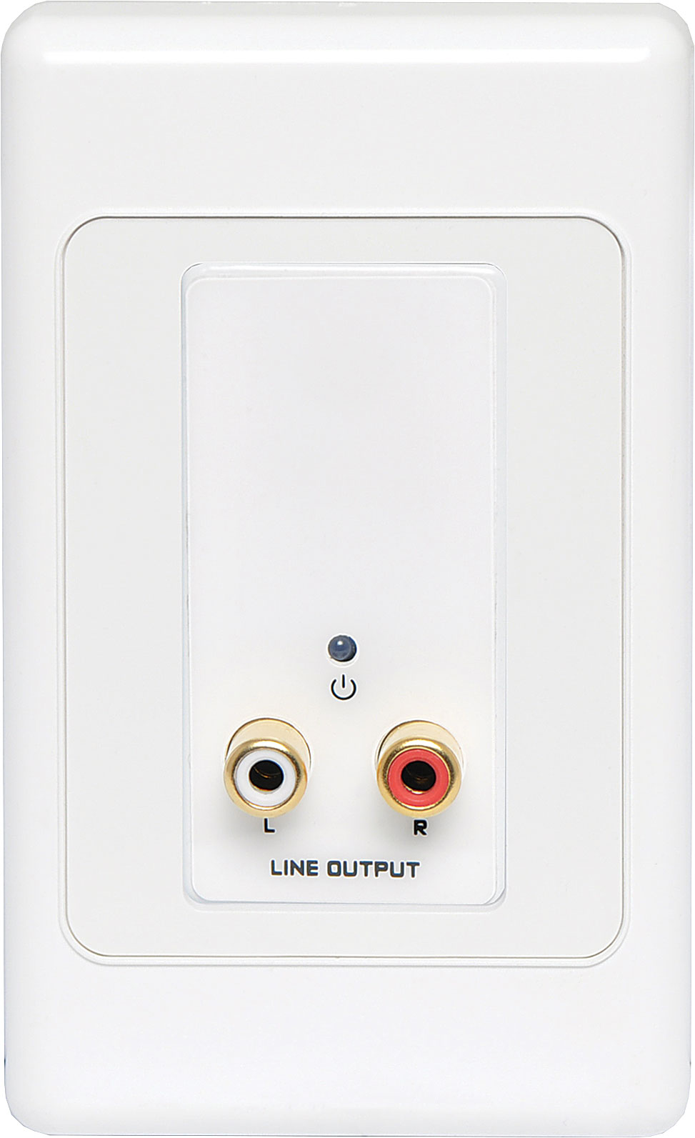 Wall Plate Stereo RCA Jack Output UTP Balun A4828