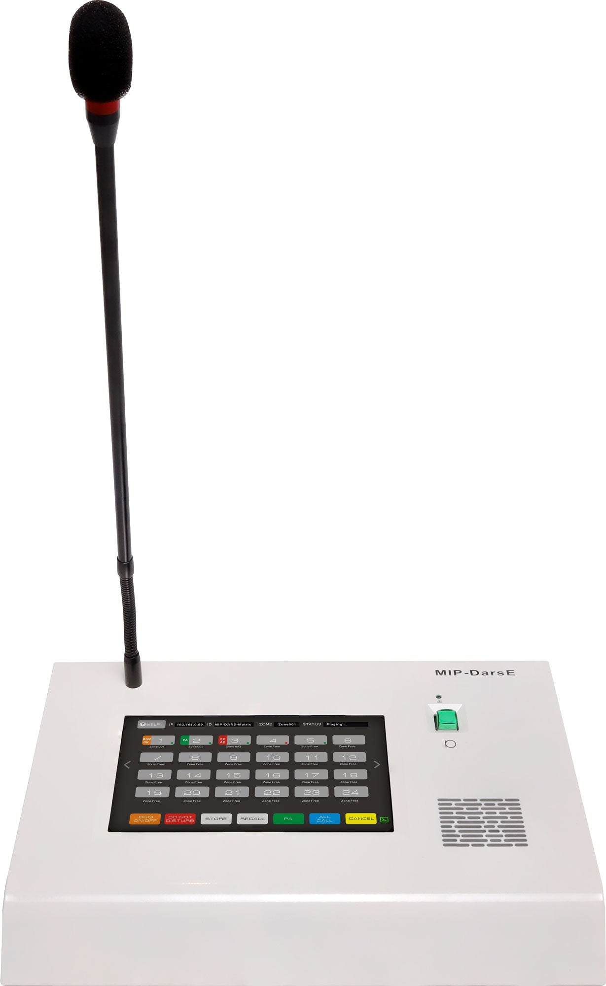 Paging Systems Merlaud IP Communicator Paging Console A4868