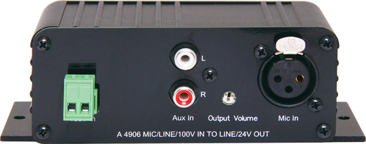 Signal Processors Mic/Line/100V Input To Line +24V Switched Output A4906