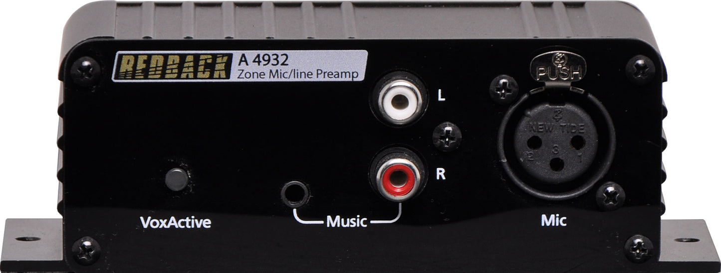 Signal Processors Balanced Microphone/Line Pre Amplifier A4932
