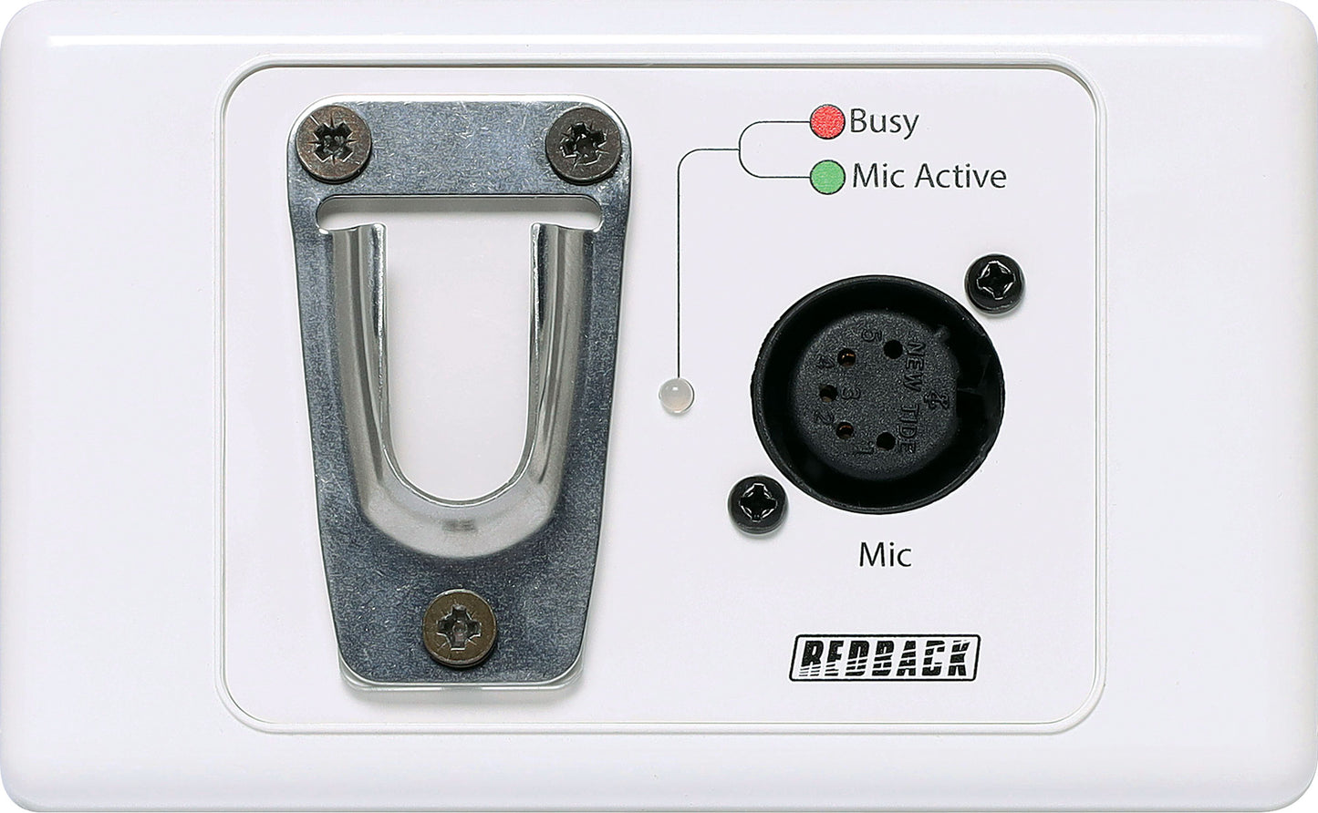 Wall Plate 5 Pin XLR Supermarket Microphone Transmitter A4960