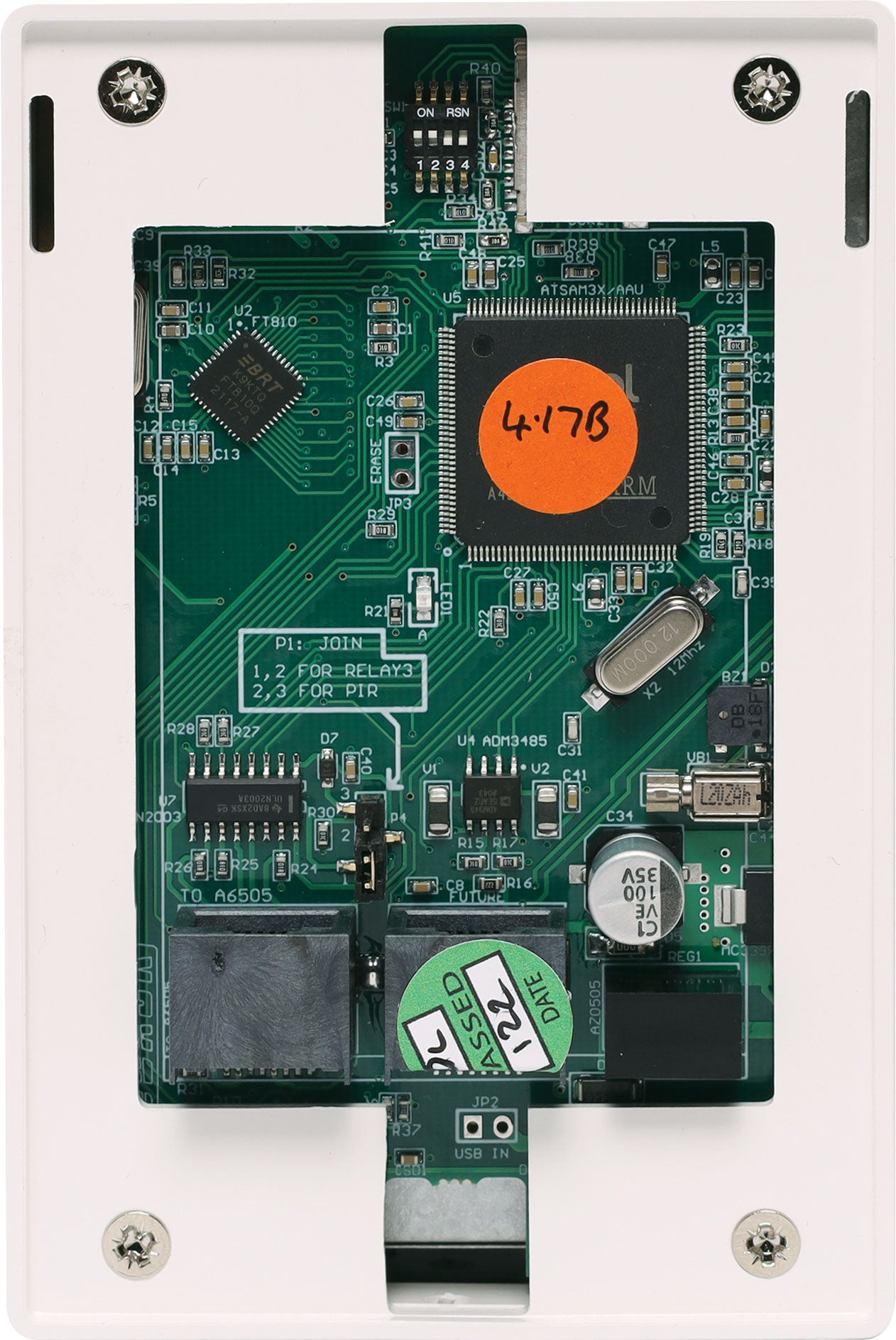 Matrix Mixers Programmable Universal 4.3" Touchscreen Wallplate White A6541