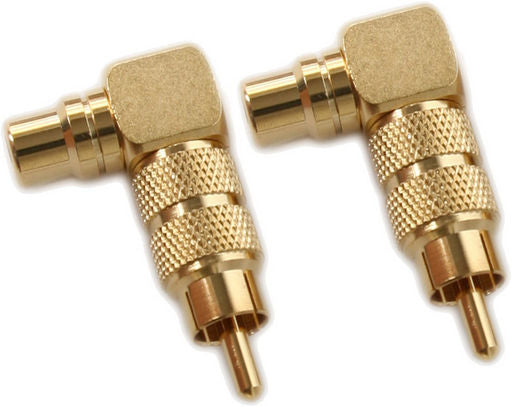 Plug Adaptor Rca Plug To Rca Skt R/a Long Gold Plated Pair Ad960