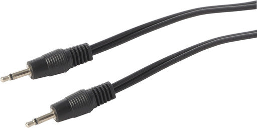 Audio Lead 3.5mm Mono Plug To Plug 1.2m AL708