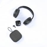 LASER 3-In-1 Bluetooth Audio Bundle: Headphones, Earbuds & Speaker AO-EVDBL-019