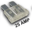 Fuse Blade 25A 32VDC Auto Clear ATC25-50