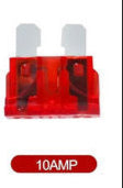 Fuse Blade Mini 10A Red ATS10-50