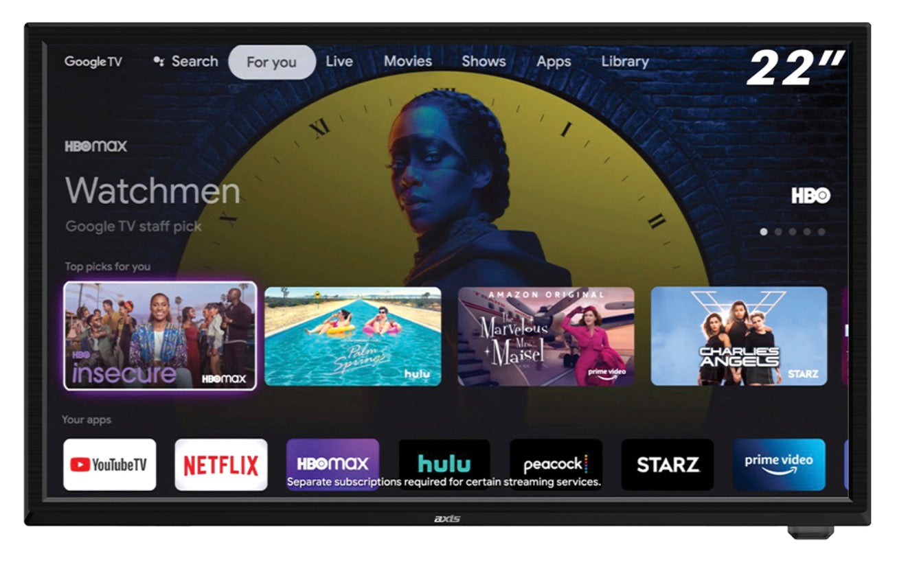 Axis 22″ Bluetooth Google 12/24V Television - AX1922GTV