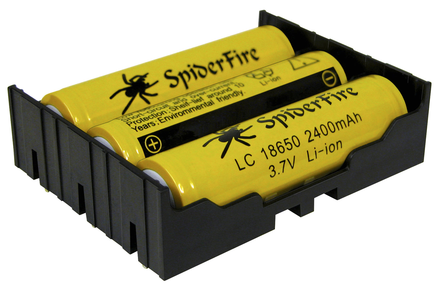 Battery Holder for Lithium Ion 3 x 18650 size Battery BK-18650PC6