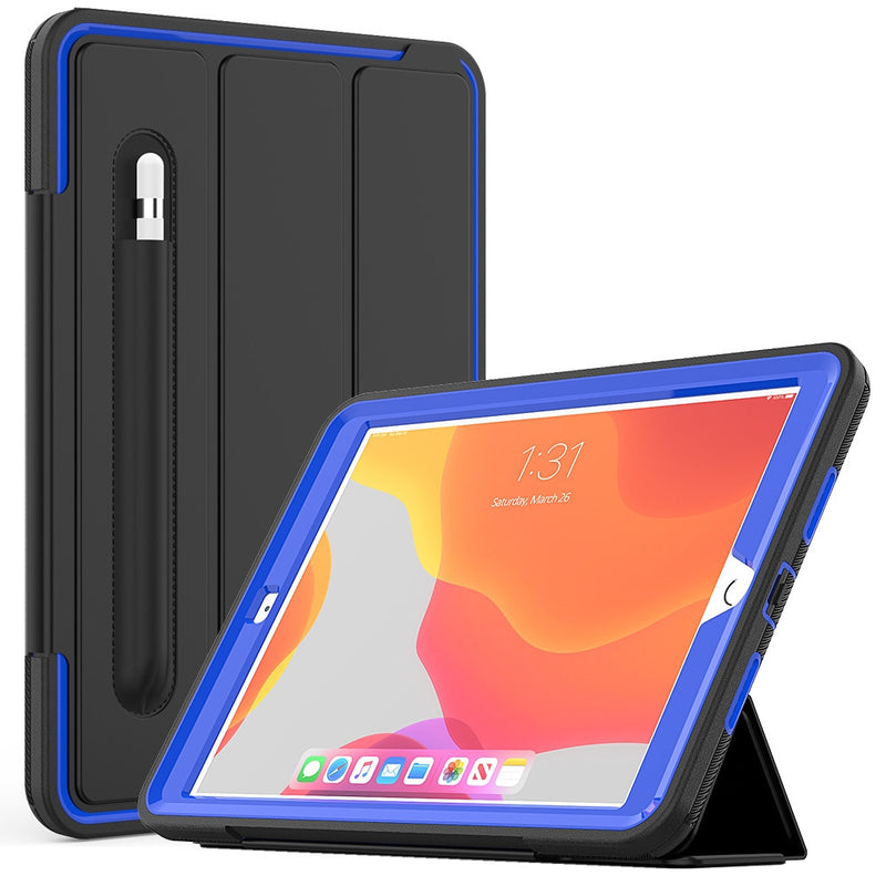 iPad 7/8/9 10.2 Shockproof Case Dark Blue+blue IPD7P57DBBU