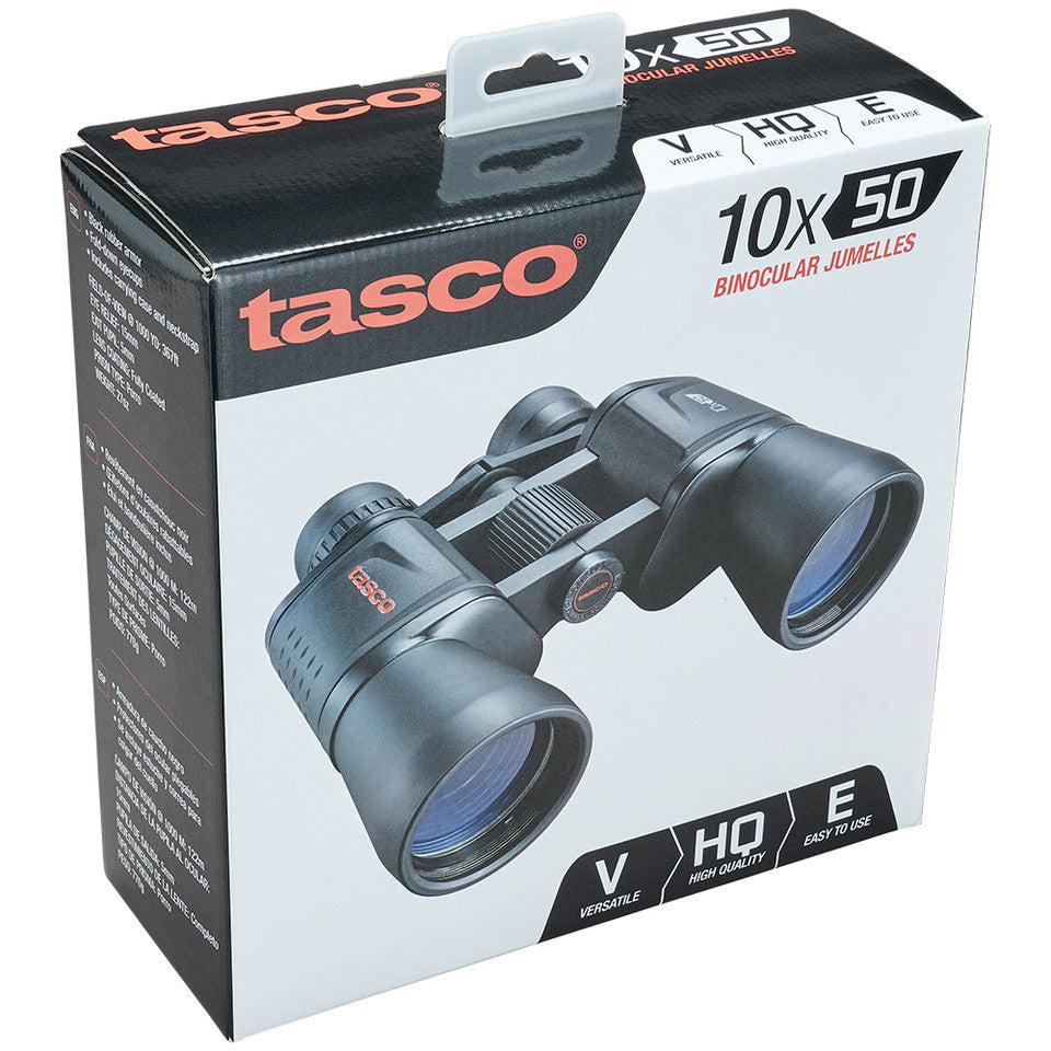 Tasco 10x50 Black Porro Essentials Binoculars 170150