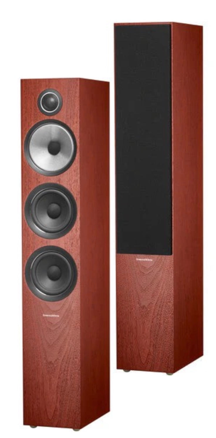 Bowers & Wilkins 704 S2 Floorstanding Speaker Rosenut - Pair - DEMO STOCK FP39454