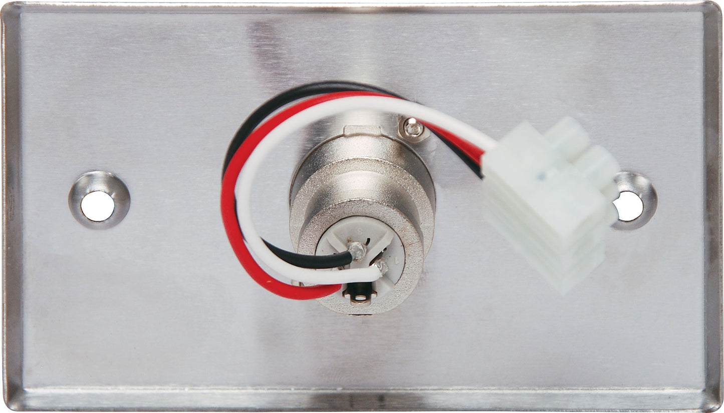 XLR 3 pin Horizontal Steel Microphone Wall Plate C0442