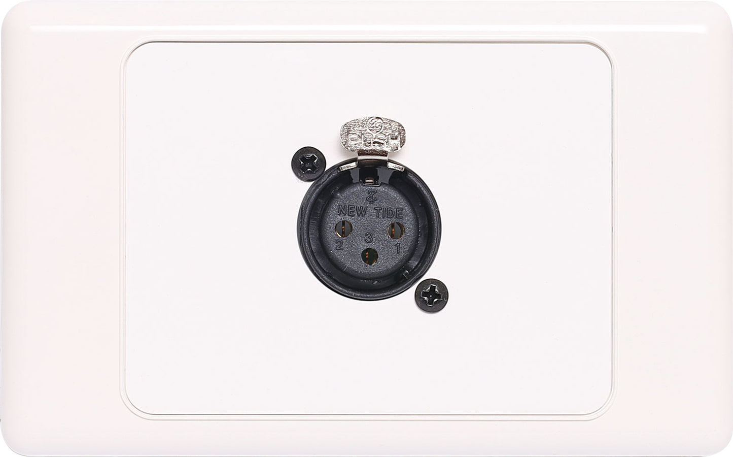 Wall Plate Dual Cover 3 Pin XLR Horizontal Microphone C0446A
