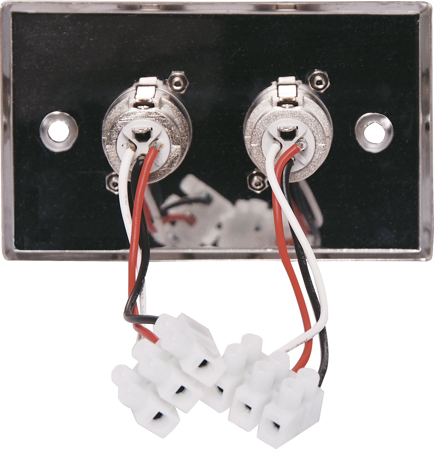 Wall Plate Dual 3pin Xlr C0447
