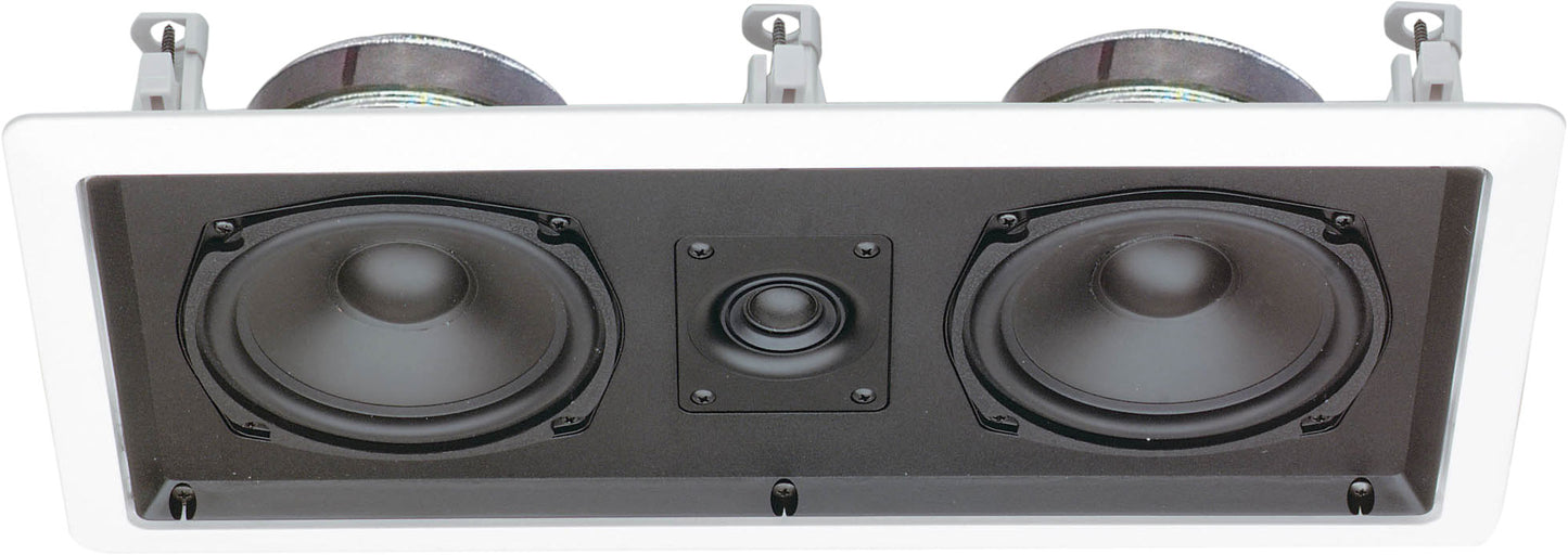 In-Wall & Ceiling Speakers 2x130mm 30W 2 Way Centre Channel Ceiling Wall Speaker C0860A