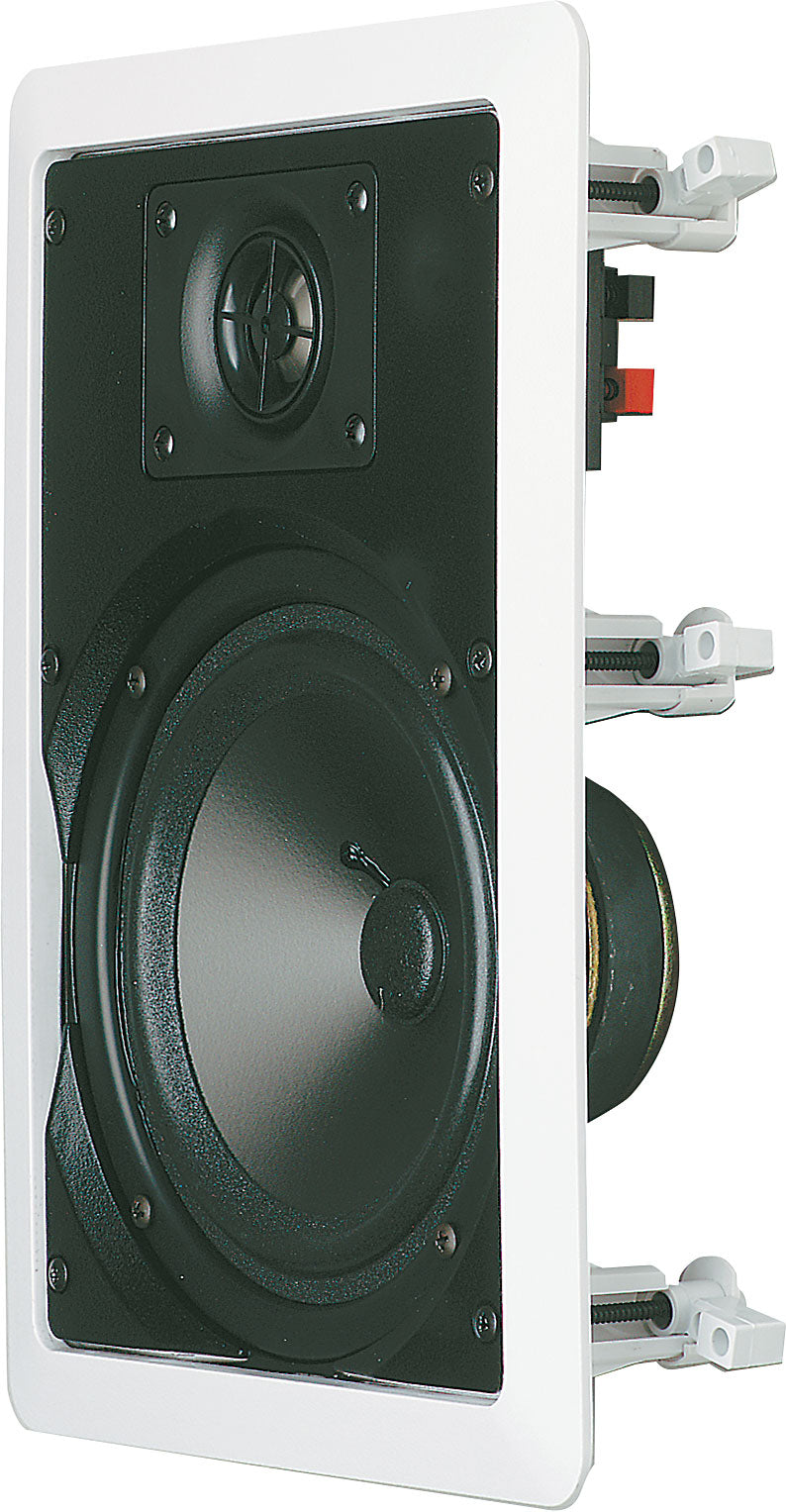 In-Wall & Ceiling Speakers 165mm 35W 2 Way Rectangular In-Wall Ceiling Speaker Pair C0871