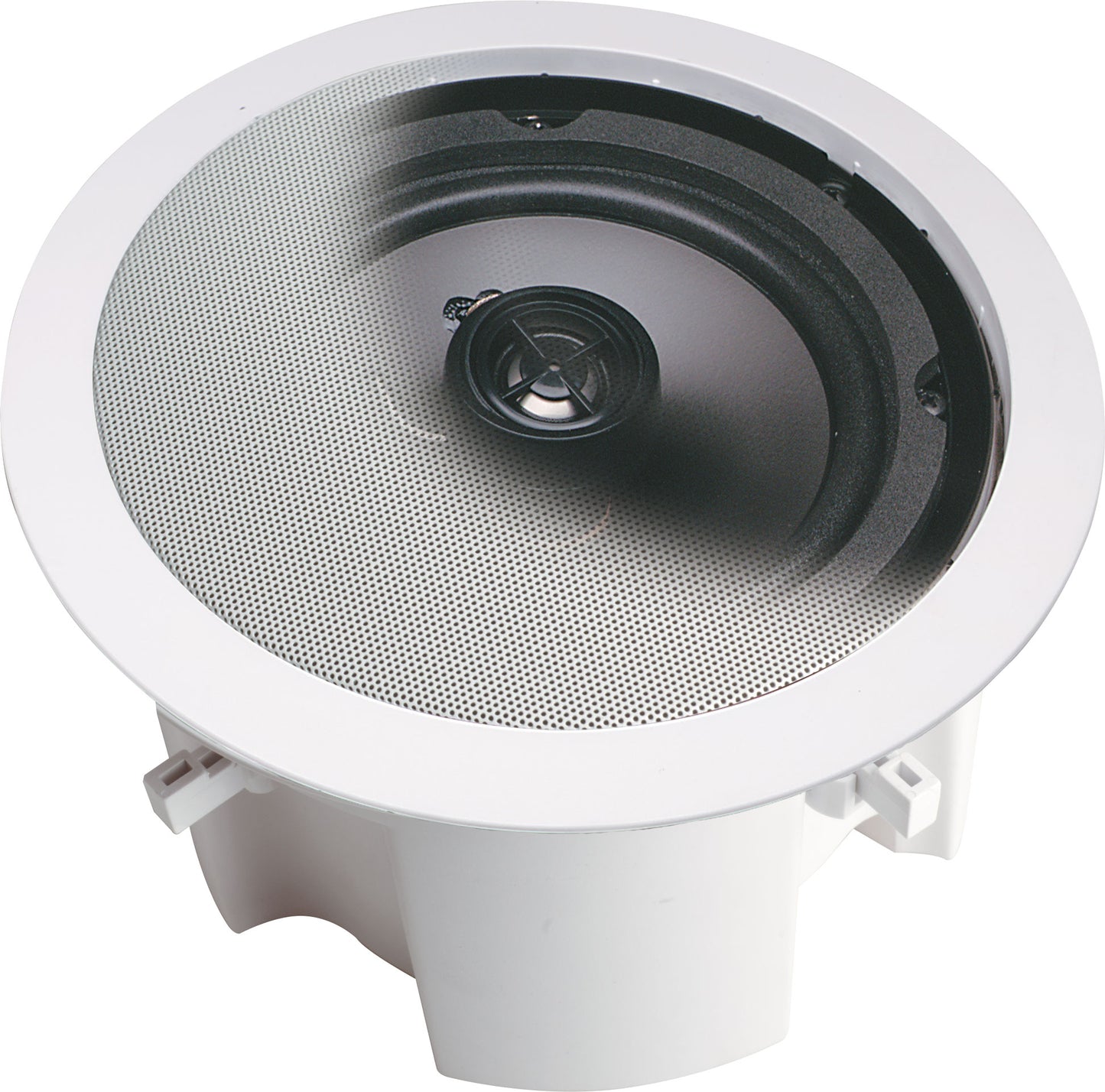 In-Wall & Ceiling Speakers 200mm 40W 2 Way Round Backbox Ceiling Speaker Pair C0884