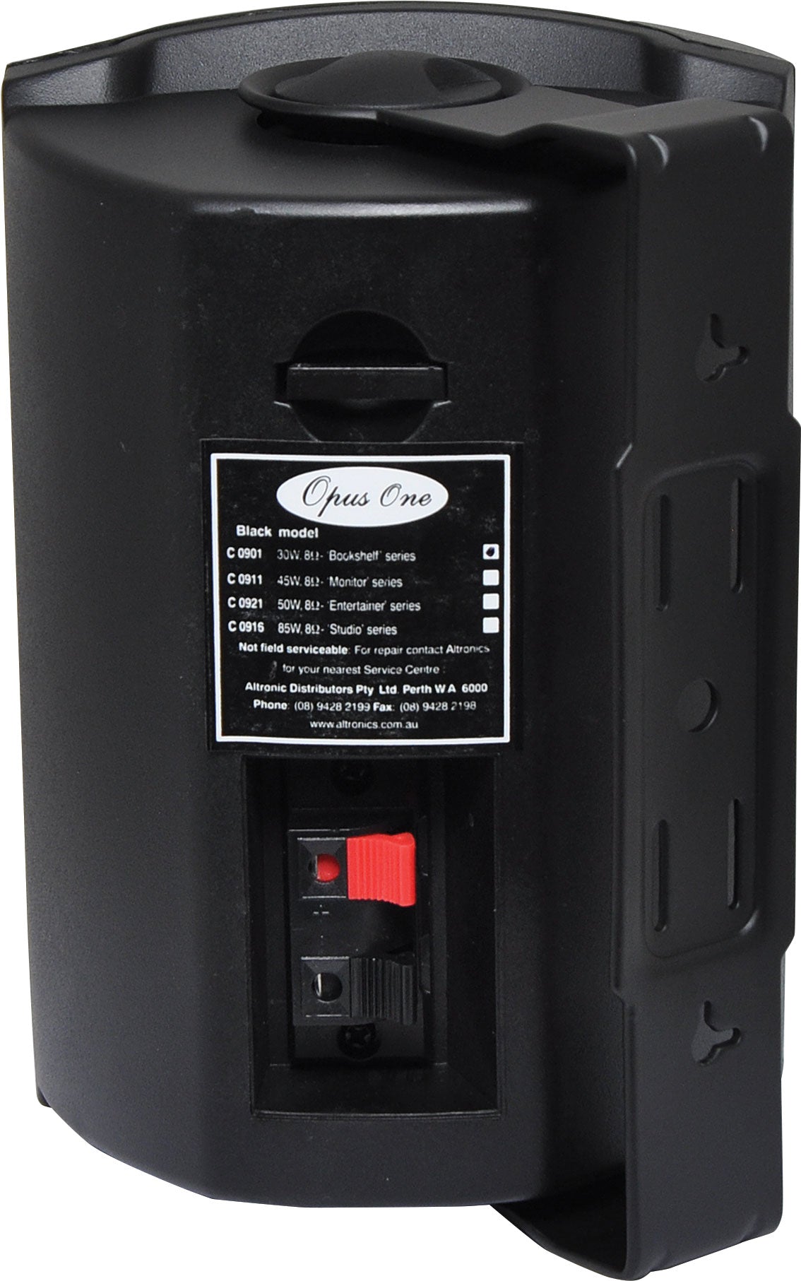 Speaker Wall Mount Pair 30W 8 Ohm Black C0901