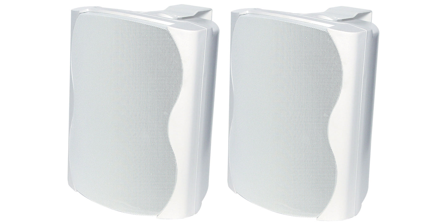 Speaker Wall Mount 50W / 85W 100V 8 Ohm Pair White C0917A