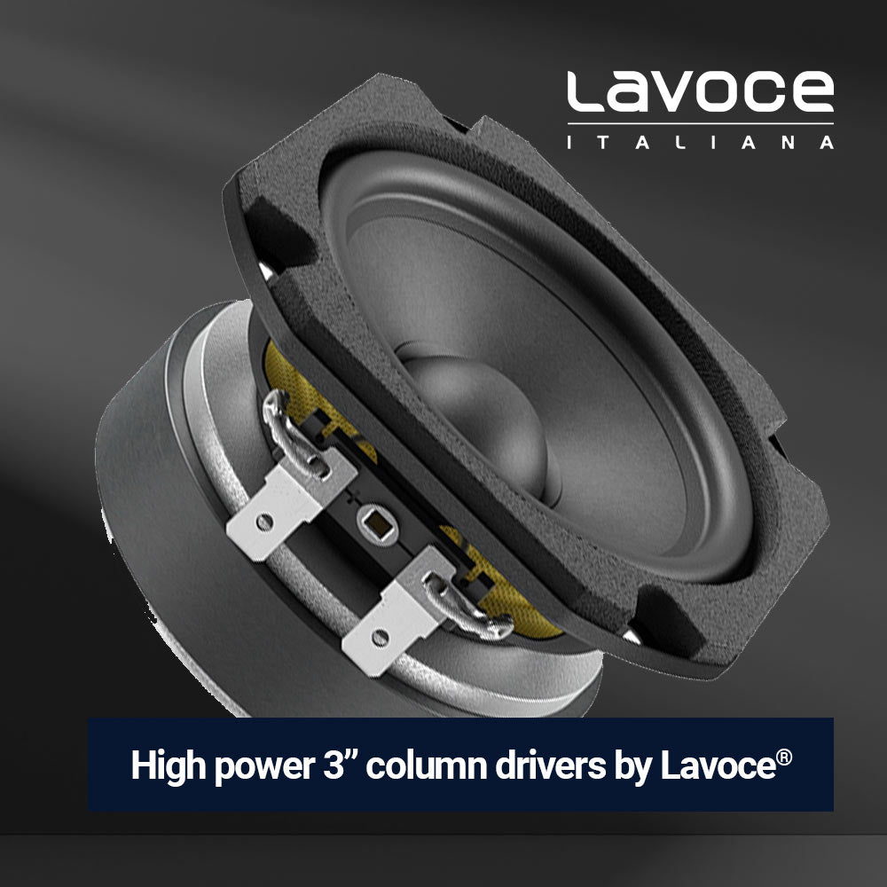 PA Column Speaker With Subwoofer Pair 1000W C1034