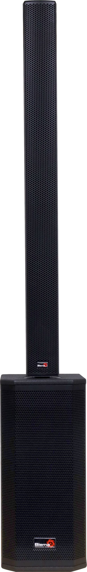 PA Column Speaker With Subwoofer Pair 1200W C1035