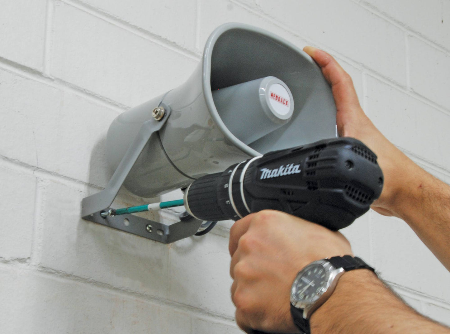 Horn Speaker 10W 100V EWIS IP66 Black Plastic Horn PA Speaker C2050