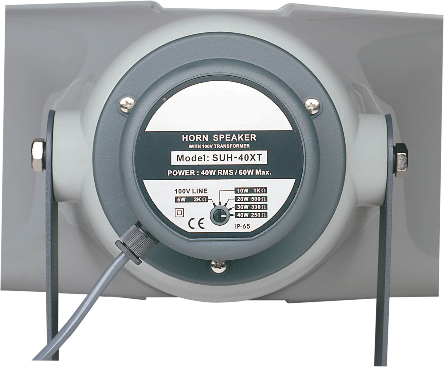 Horn PA Speaker 40W 100V IP65 Plastic C2059