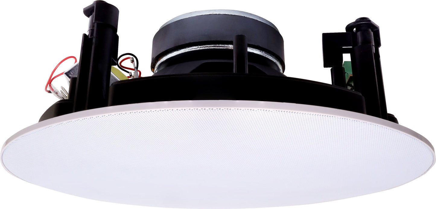 In-Wall & Ceiling Speakers 200mm (8") 30W 100V Coaxial Fastfix Ceiling Speaker C2190A