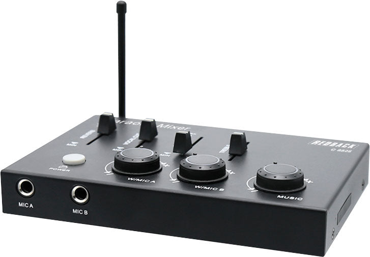 Wireless Microphone Systems Karaoke Mixer With Dual Wireless Microphones With Bluetooth C8825