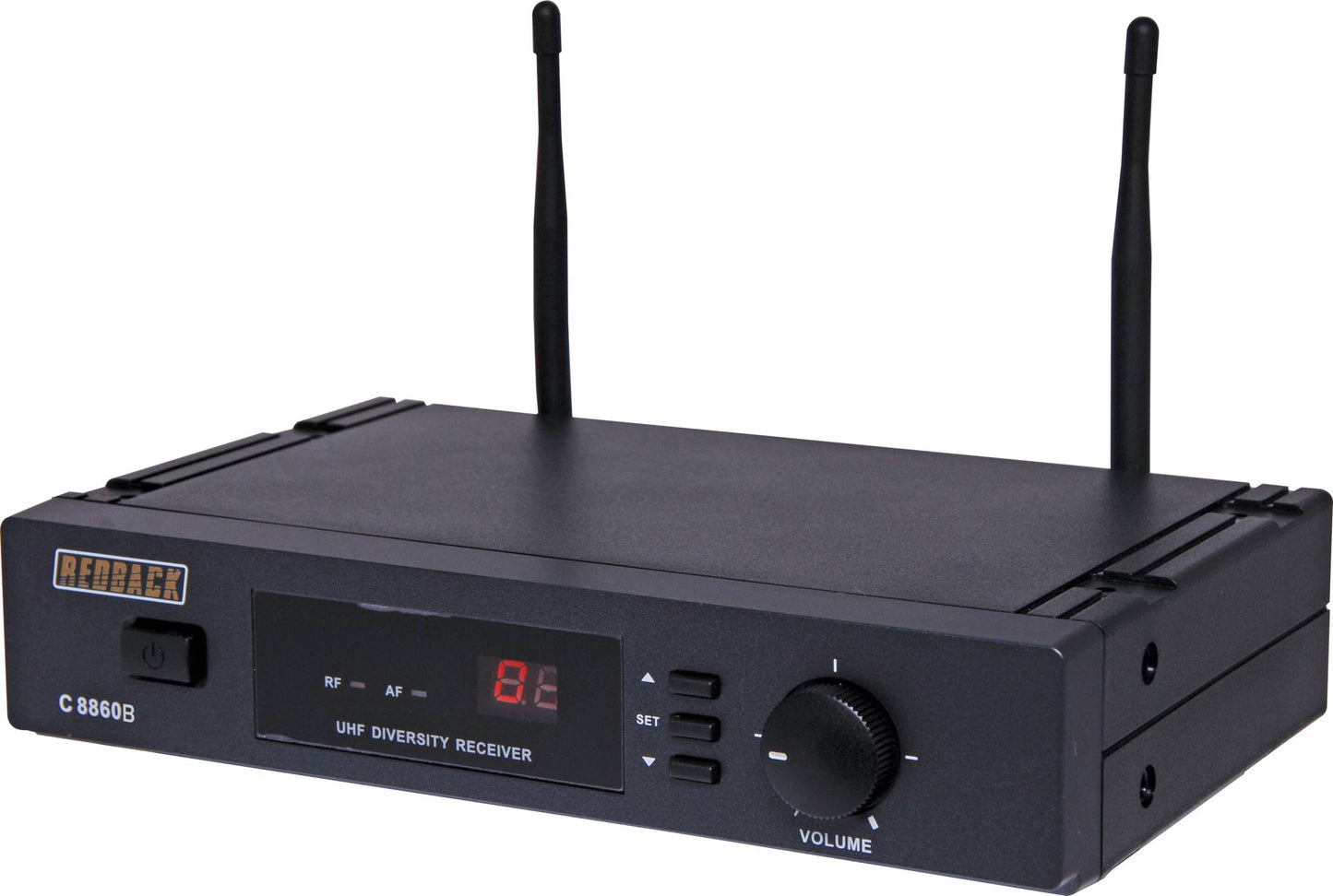 Wireless Microphone Systems Auto-Scan UHF Wireless Mic Receiver 16 Ch 520-550MHz C8860B