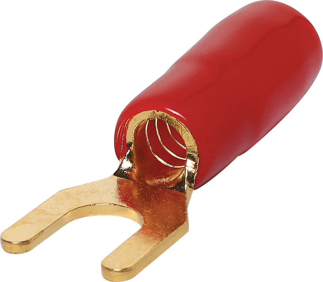 Crimps & Lugs Fork Crimp Terminal 8G Red C9881