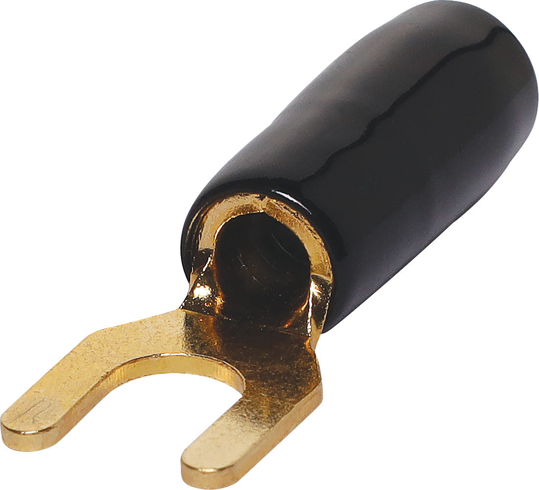 Crimps & Lugs Fork Crimp Terminal 8G Black C9884