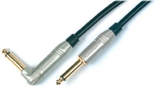 Amphenol Audio Lead 6.5 Mono To 6.5 Mono Right Angle 1m GD3034B001