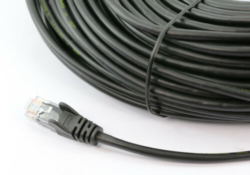 Ethernet Patch Cable Cat6a 20m Black CB8W-PL6A-20BLK