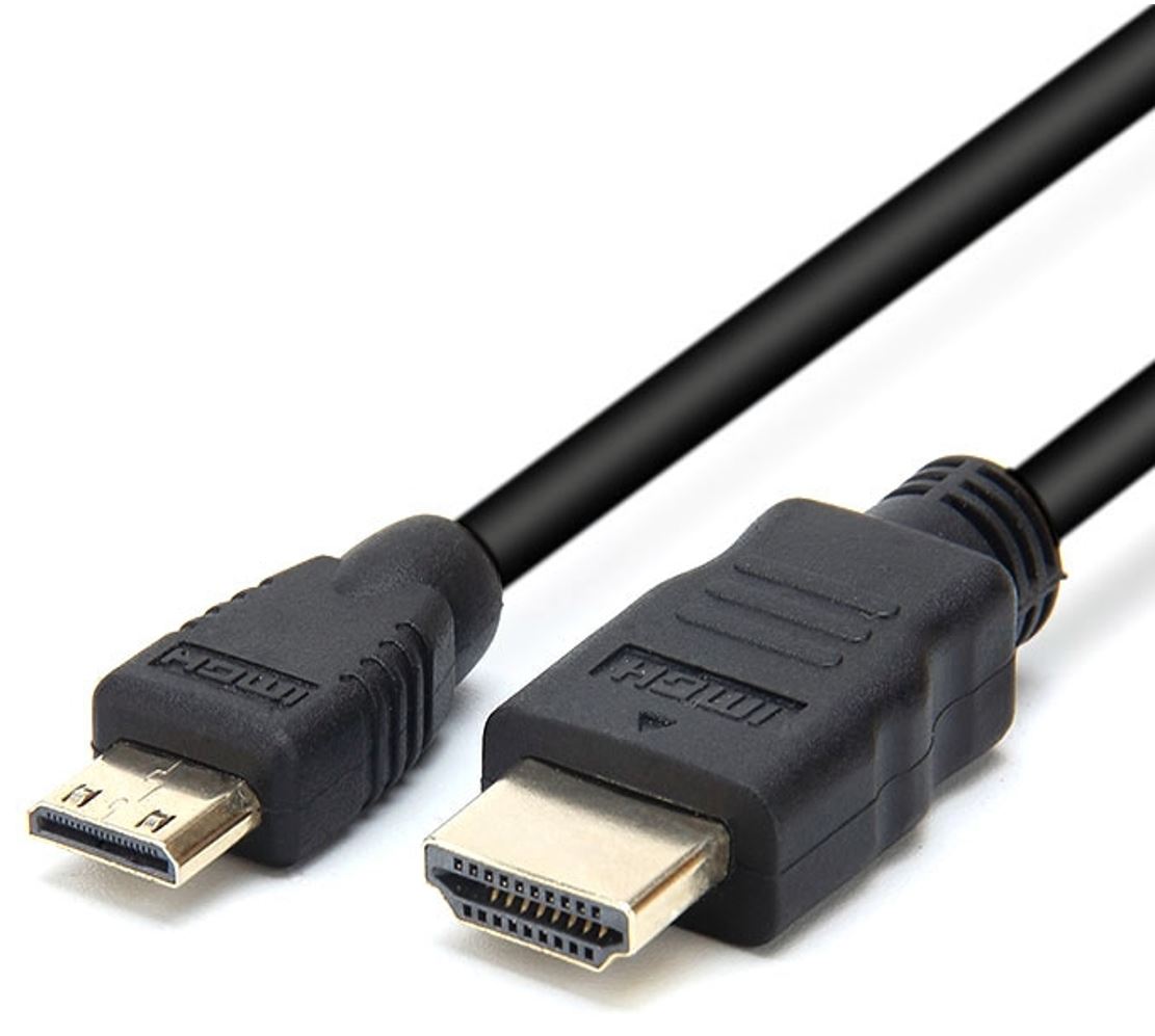 Astrotek Mini HDMI to HDMI Cable 1m with Ethernet 1.4V 3D HD 1080p Male to Male for Camera Camcorder Mobile Laptop Tablet Graphic Video Card CBAT-HDMIMINIHDMI-1