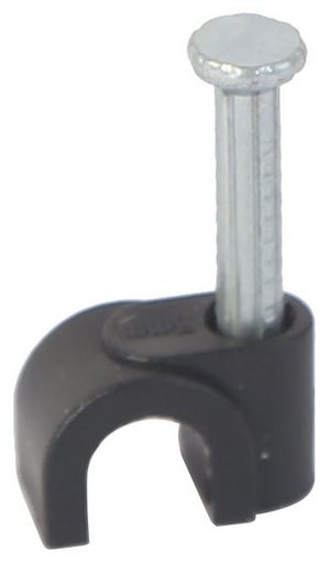 Cable Clips 5mm Pk25 Black CC500BK