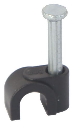 Cable Clips 6mm Pk25 Black CC600BK