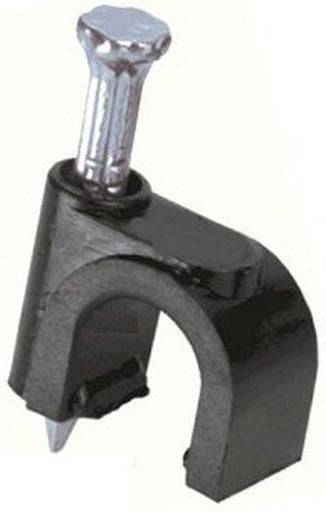 Cable Clips 8mm Pk25 Black CC800BK