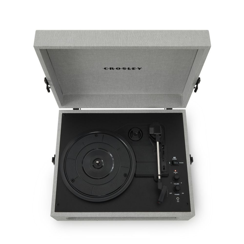 Crosley Voyager Bluetooth Portable Turntable Grey CRIW8017B-GY4