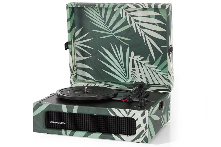 Crosley Voyager Bluetooth Portable Turntable Botanical CRIW8017B-BO4