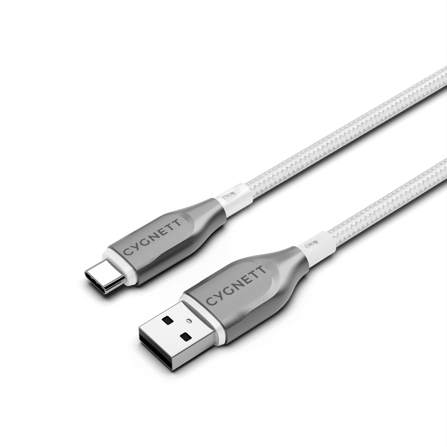 Cygnett Armoured USB-C To USB-A Cable 2m White CY4684PCUSA