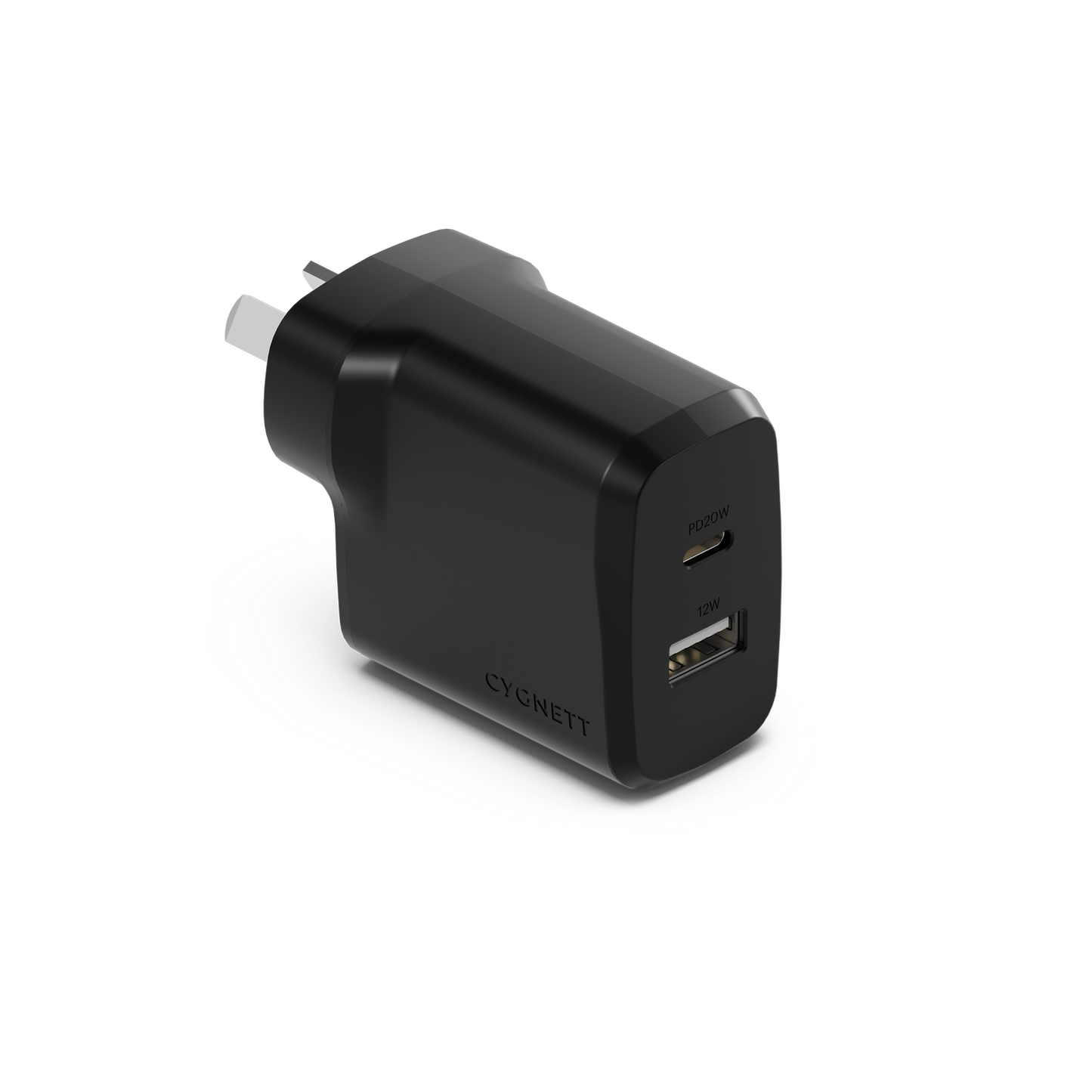 Cygnett Dual Port 32w Wall Charger Black CY4773PDWCH