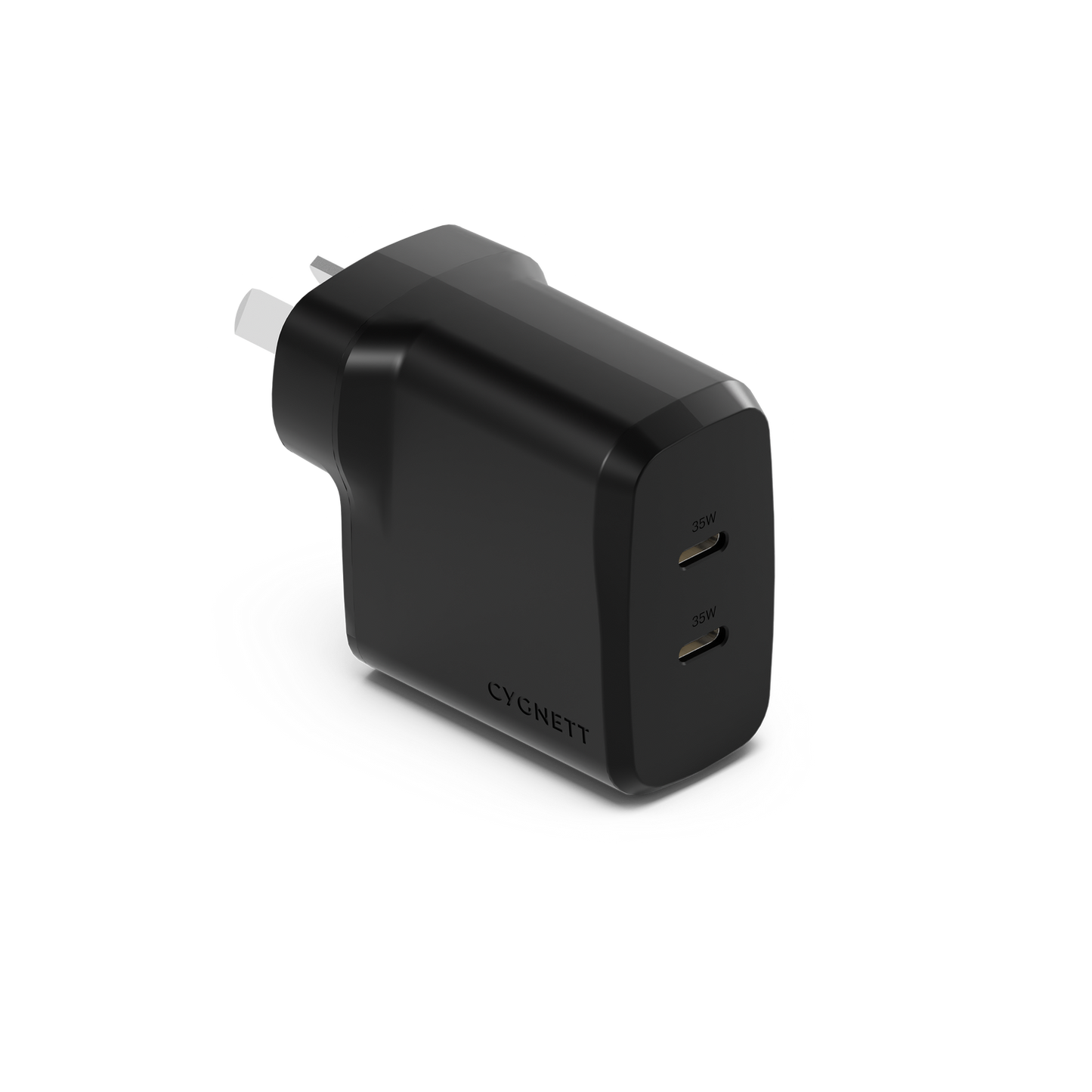 Cygnett Dual Port 35w Wall Charger Black CY4775PDWCH