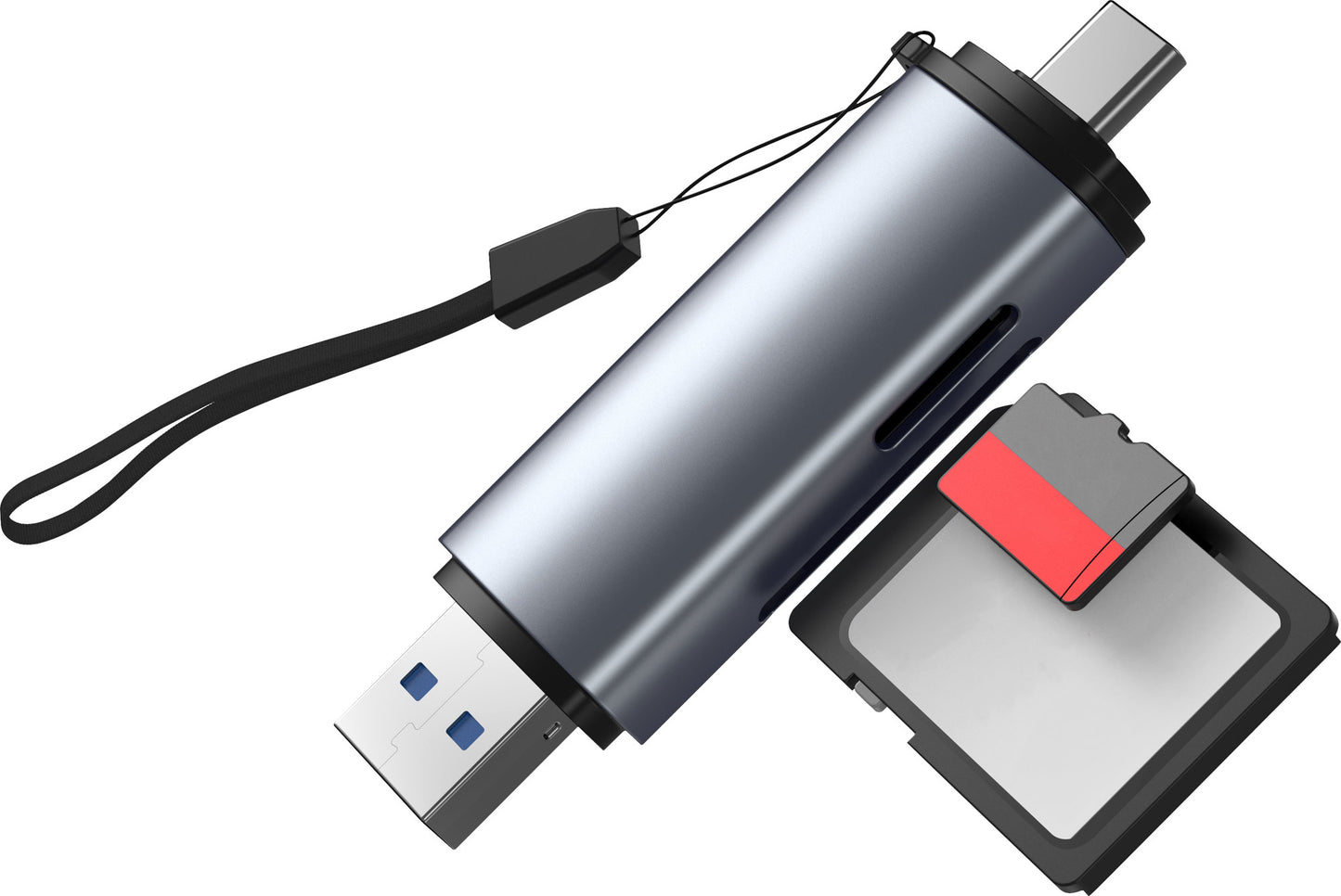 Card Reader 2 In 1 Sd/Micro SD Apple/android D0433A