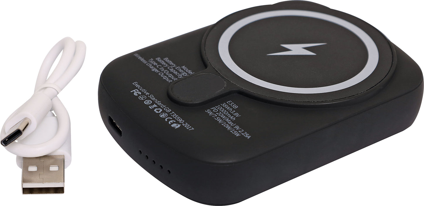 Power Bank MagSafe Compatible Qi Wireless 10000mAH D0515A