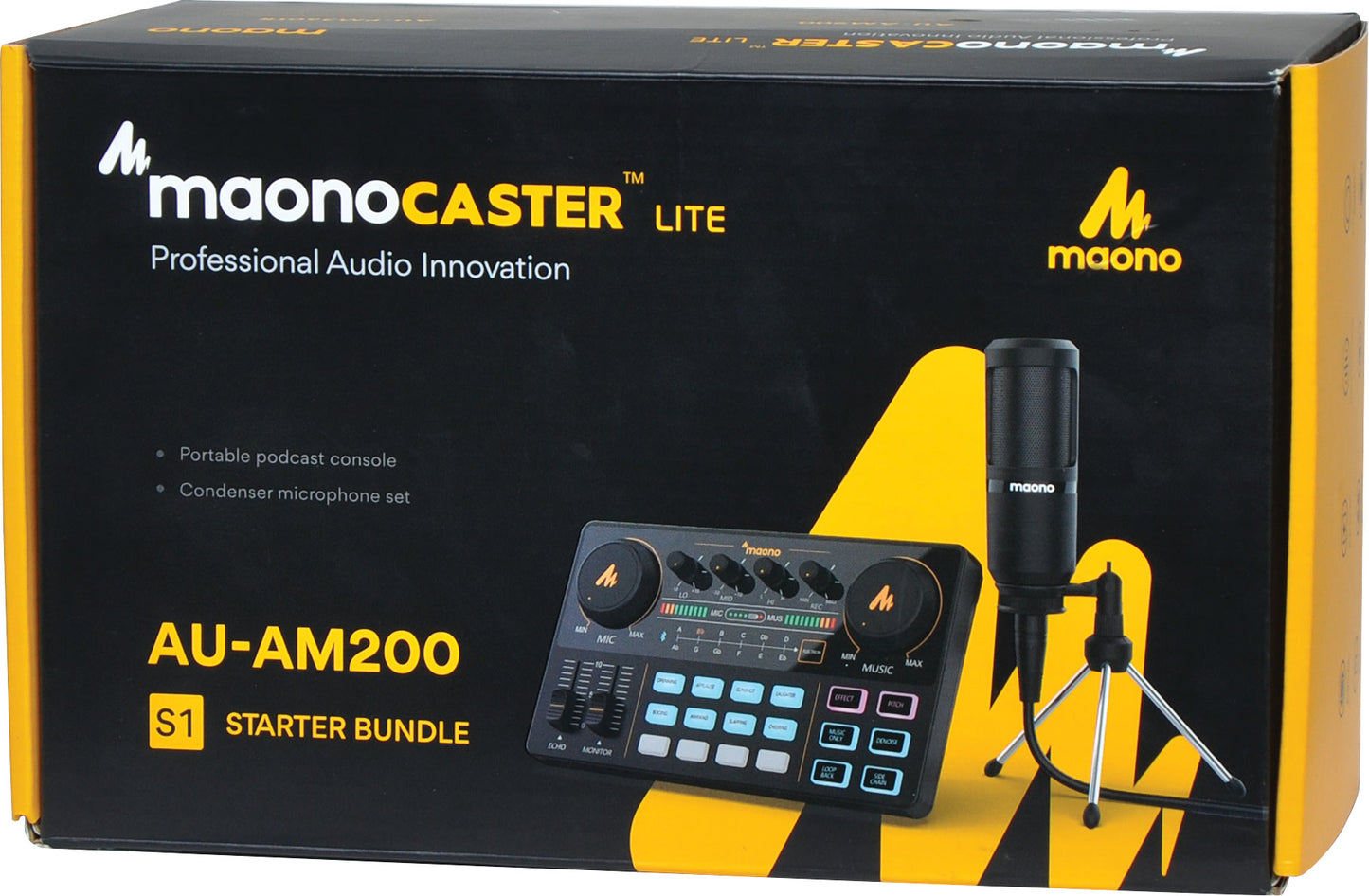 Microphones Maono Caster Lite Podcasting Console & Microphone D0990A